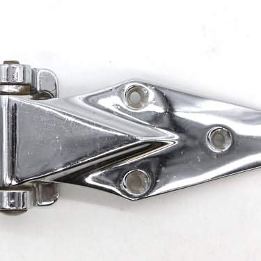 Vintage 7.25 in. Kason Chrome Brass Ice Box Hinge