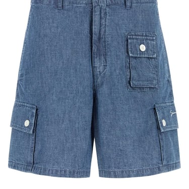 Givenchy Men Denim Bermuda Shorts