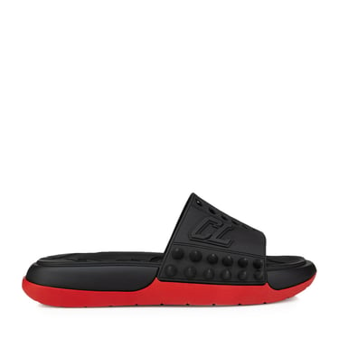 Louboutin Men Take It Easy Flat Rubber