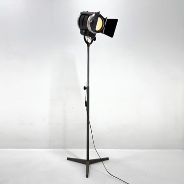 Mid-Century Italian Cinema Spot Light Floor Lamp by IFF, 1950s-1960s / Vintage Metal Floor Lamp / Photo Lamp 