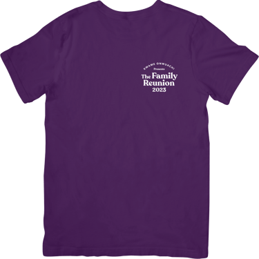 The Family Reunion Tee 2023: Purple
