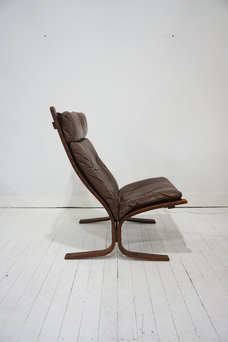 vintage highback "siesta" chair by ingmar relling for westnofa