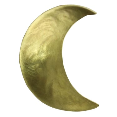 HAR* Brass Moon Brooch