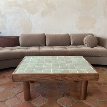 Stampworthy Original Sage Zellige Coffee Table
