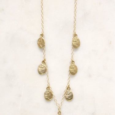 Victoria Cunningham | 14k Gold Medium Flake Necklace