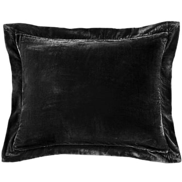 Stella Faux Silk Velvet Flanged Dutch Euro Pillow