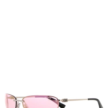 Miu Miu Women Gold Metal Miu Nocturne Sunglasses