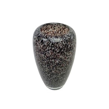 Late 20th Century Speckled Murano Style Glass Vase 