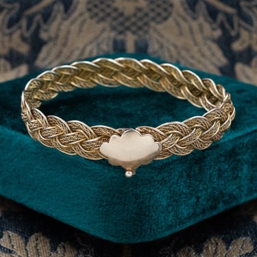 Antique 18 Karat Woven bracelet