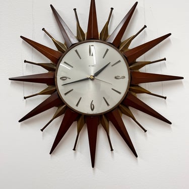 Mid Century Starburst Clock by Metamec of London 