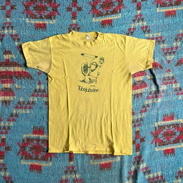 Vintage 80s Tubajubalee John Caldwell Graphic T Shirt 