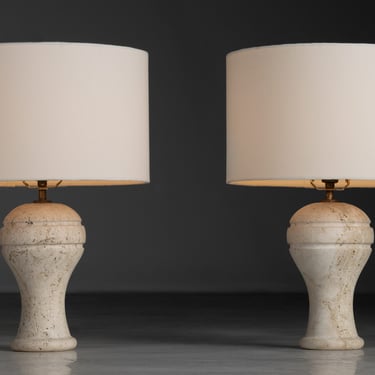 Travertine Lamps