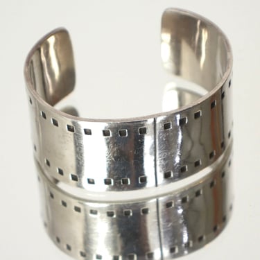 Modernist Heavy Sterling Cuff