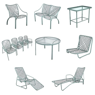 11 Piece Brown Jordan Tamiami Outdoor Patio Furniture