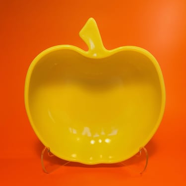 Vintage Hazel Atlas Chartreuse Milk Glass Platonite Green Apple Trinket Fruit Salad Bowl 