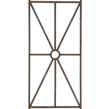 Narrow Neoclassical Bronze Gate Section or Tabletop