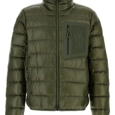 Moncler Grenoble Men Olive Green Nylon Fraser Down Jacket