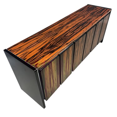 1970s Macassar Ebony Credenza by Milo Baughman for John Stuart