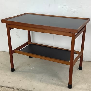 Vintage Modern Teak Side Table or Service Table 