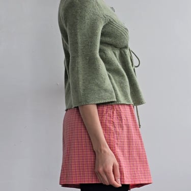 Esprit Pink Plaid Skirt