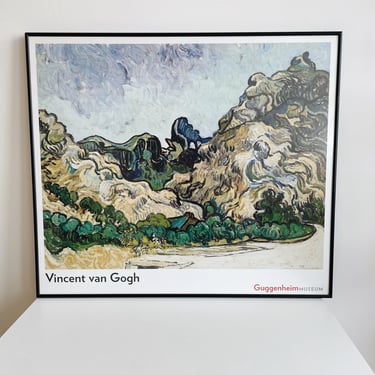 Van Gogh Guggenheim Exhibition Print 'Mountains at Saint-Rémy'