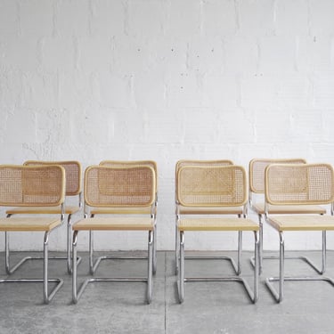 Cesca Chairs by Marcel Breuer