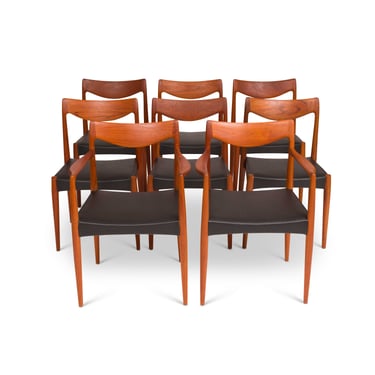 Rolf Rastad & Adolf Relling “Bambi” chairs for Gustav Bahus 1960s, Set of 8 