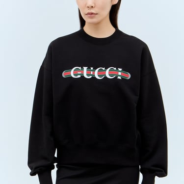 Gucci Women Logo Print Sweatshirt