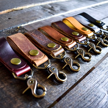 Leather Key Fob | Leather Keychain | Key Chain 