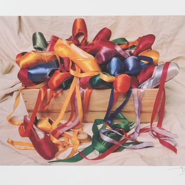 Harvey Edwards, Ribbons, Offset Lithograph, Signed and numbered 