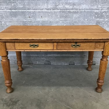 Tiger Stripe Oak Desk (Seattle)