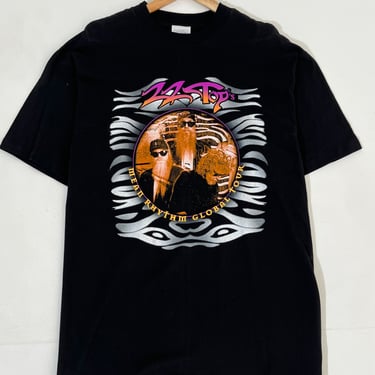 Vintage ZZ Top &quot;Mean Rhythm Global Tour&quot; T-Shirt Sz. L