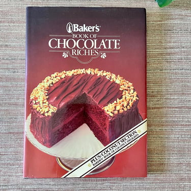 Vintage Bakers Book of Chocolate Riches - Hard Cover 