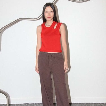 Studio 412 Striped Lounge Pant - Brown