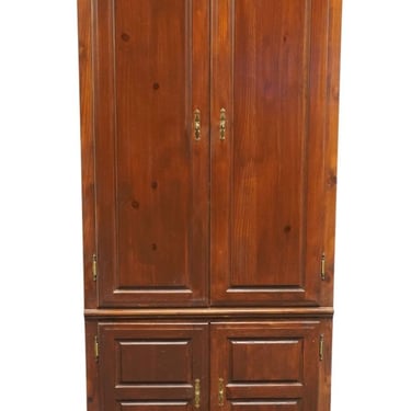 MASTERCRAFT FURNITURE Solid Knotty Pine Rustic Americana 32" Wall Unit / Cabinet Bookcase 9604-2906 