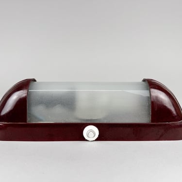 1950s Bakelite & Plastic Wall Light, Czechoslovakia 