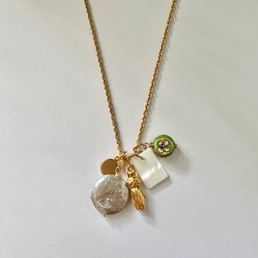 Charm Cluster Necklace
