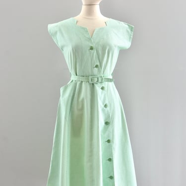 Vintage 1950s Surplice Dress