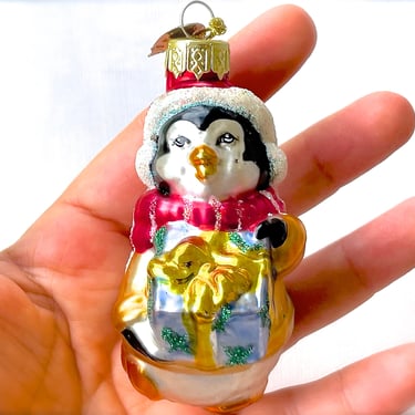 VINTAGE: Christmas Tree Penguin Ornament - Thomas Pacconi - Collection - Replacement - SKU 