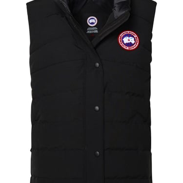 Canada Goose Black Nylon Freestyle Vest Woman