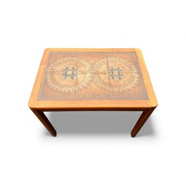 Johannes Anderson Mid-Century Tile Top walnut Table 