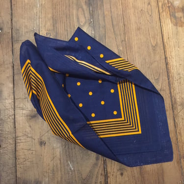 Vintage Dutch bandana, soft to touch old stock, Perfect for a mask substitute. 