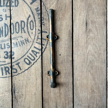 Antique Flashed Copper Door Latch Salvaged Hardware 