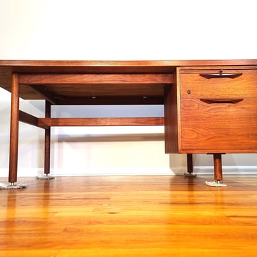 Mid Century Jens Risom Executive Desk 