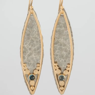 Austin Titus | Two Toned Leaves Earring