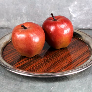 Sheffield Silver Plate and Formica Serving Tray - Gorgeous Mid-Century Tray - Perfect for Cocktails and Hors D'oeuvres 