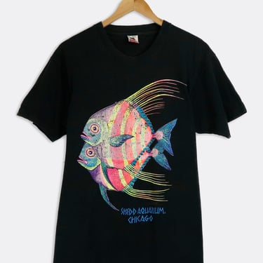 Vintage 1990 Shedd Aquarium Chicago T Shirt Sz L