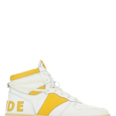 RHUDE Two-tone leather Rhecess sneakers