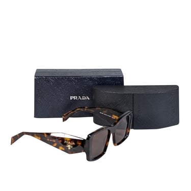 Prada - Brown Tortoise Large Sunglasses