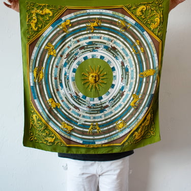 Vintage Hermes Faconnet Astrology Scarf